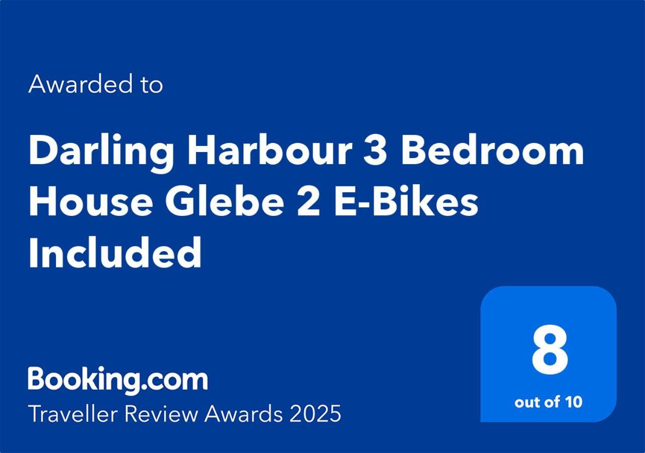 Darling Harbour 3 Bedroom House Glebe 2 E-Bikes Included Sydney Esterno foto